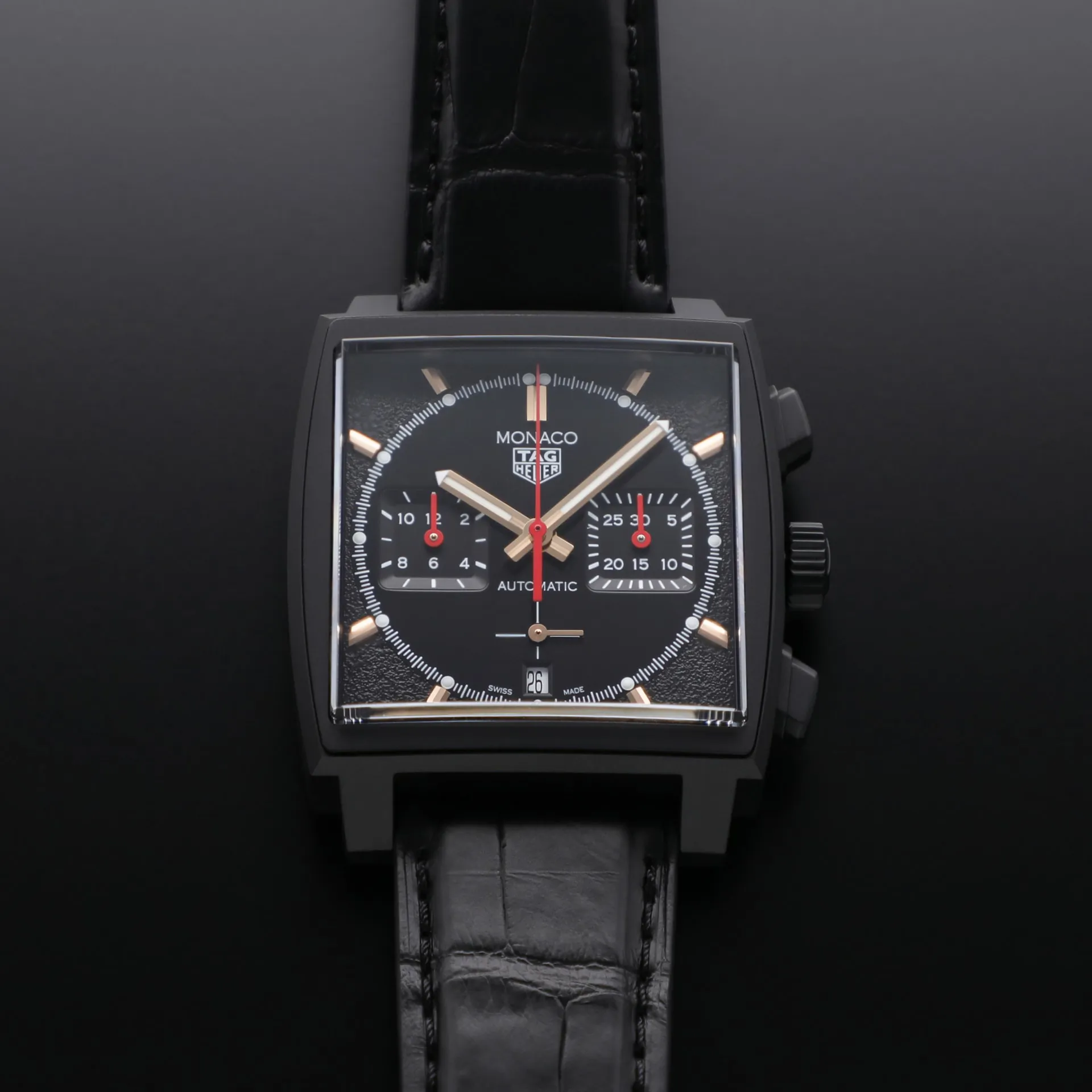 TAG Heuer Monaco CBL2180.FC6497 39mm Stainless steel Black