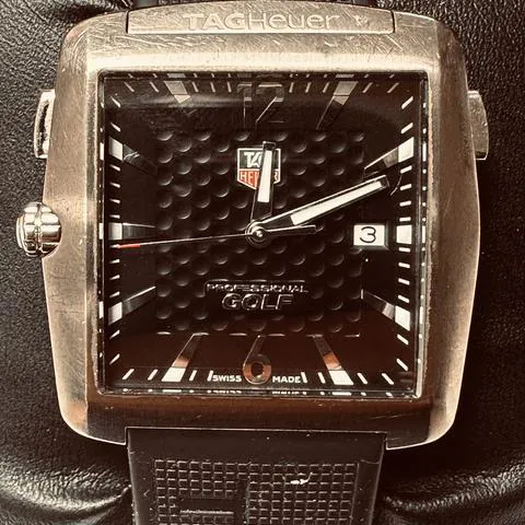 TAG Heuer Professional Golf Watch WAE1111 36mm Titanium Black