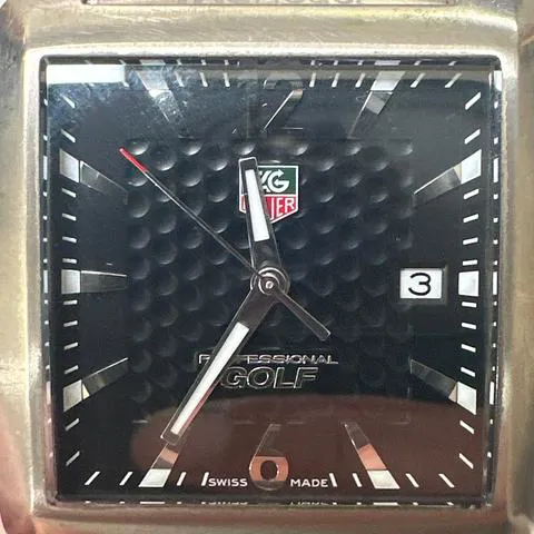 TAG Heuer Professional Golf Watch WAE1111 36mm Titanium Black 8