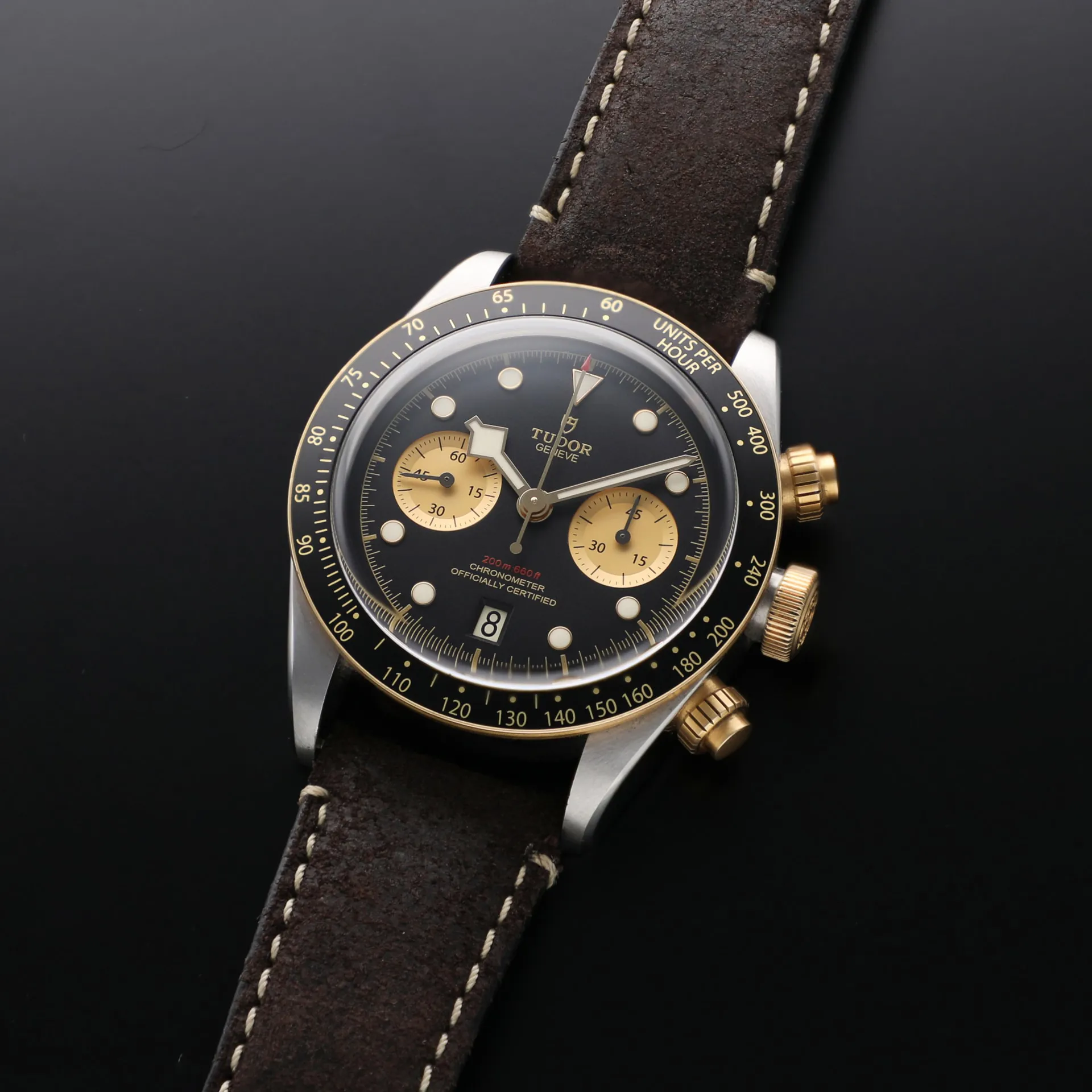 Tudor Black Bay Chrono S&G M79363N-0001 41mm Yellow gold and Stainless steel Black 1