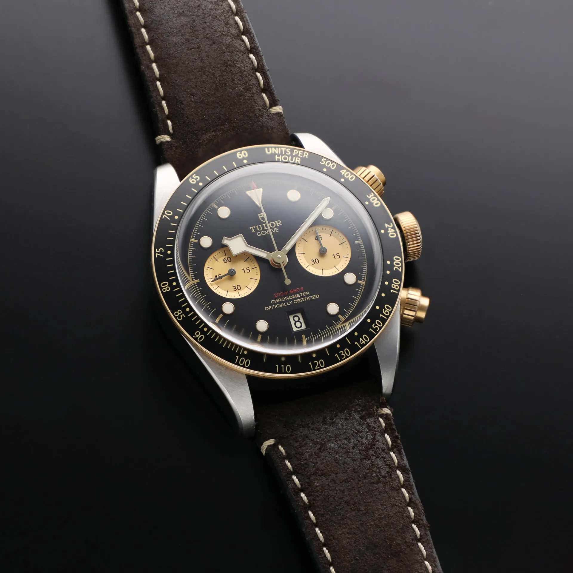 Tudor Black Bay Chrono S&G M79363N-0001 41mm Yellow gold and Stainless steel Black 2