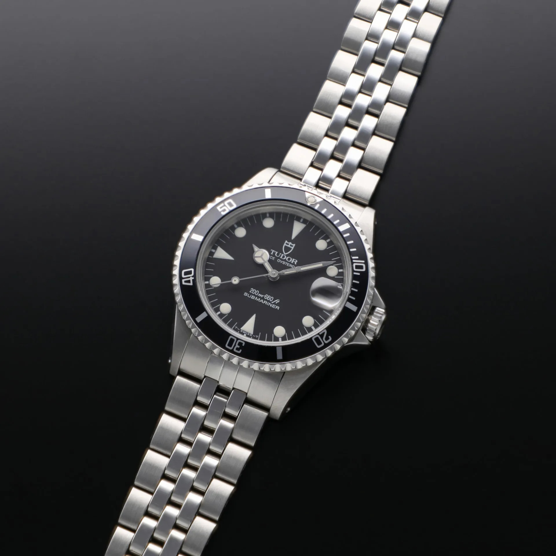 Tudor Prince Date 75090 36mm Stainless steel Black 1