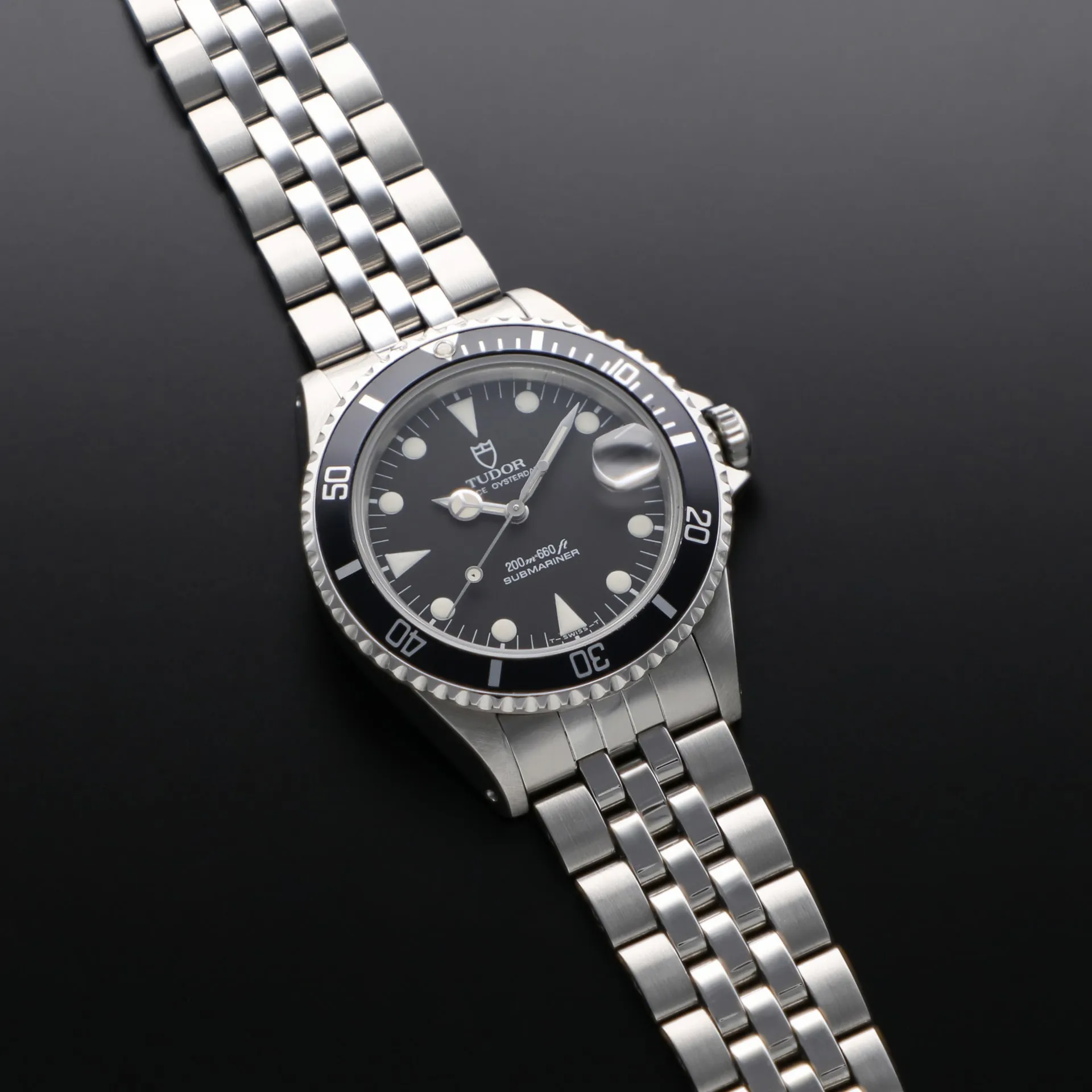 Tudor Prince Date 75090 36mm Stainless steel Black 2