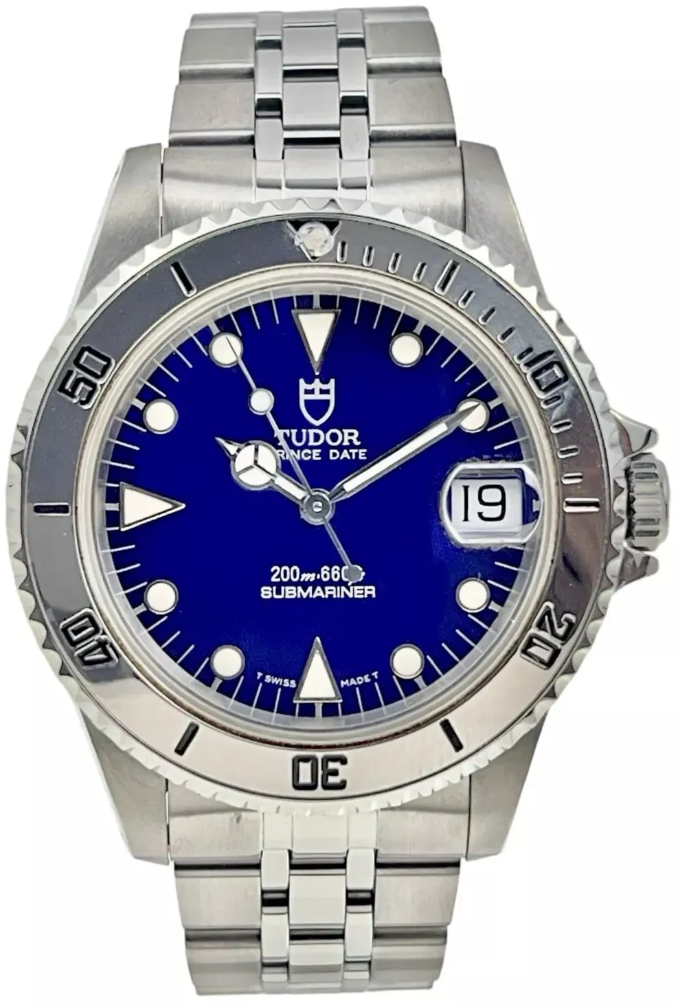 Tudor Submariner 75190 36mm Stainless steel Blue