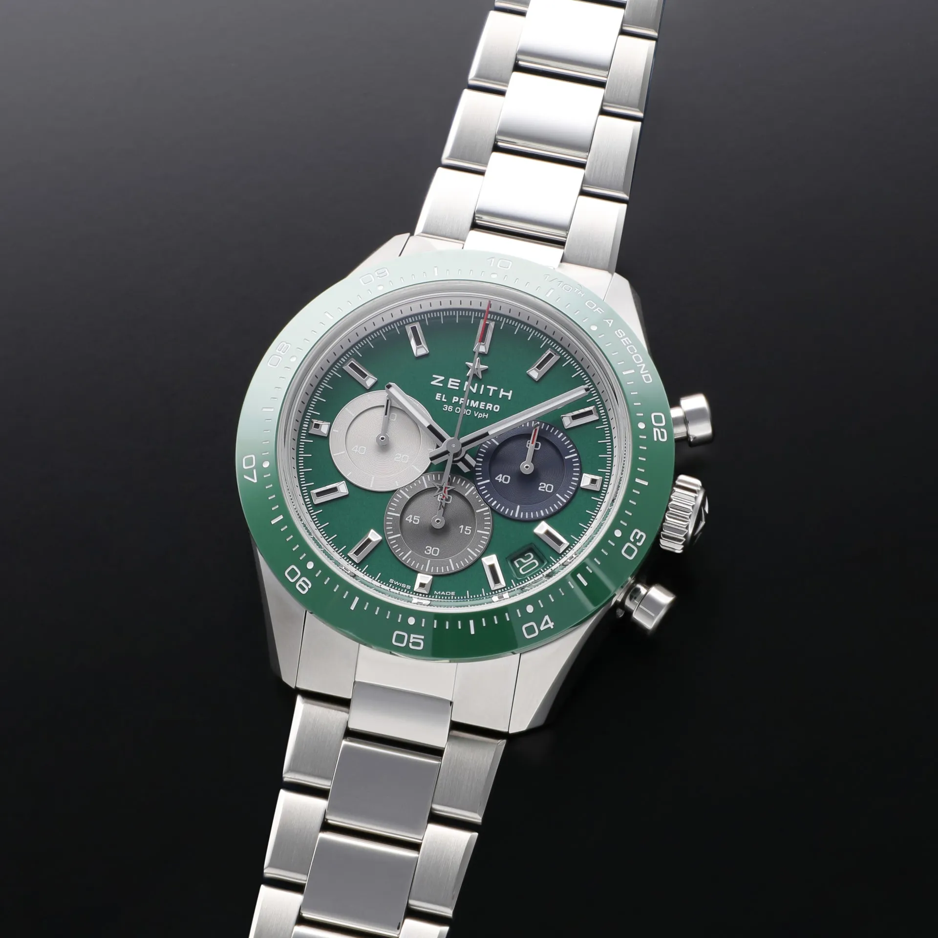 Zenith Chronomaster 03.3119.3600/56.M3100 41mm Stainless steel Green 1