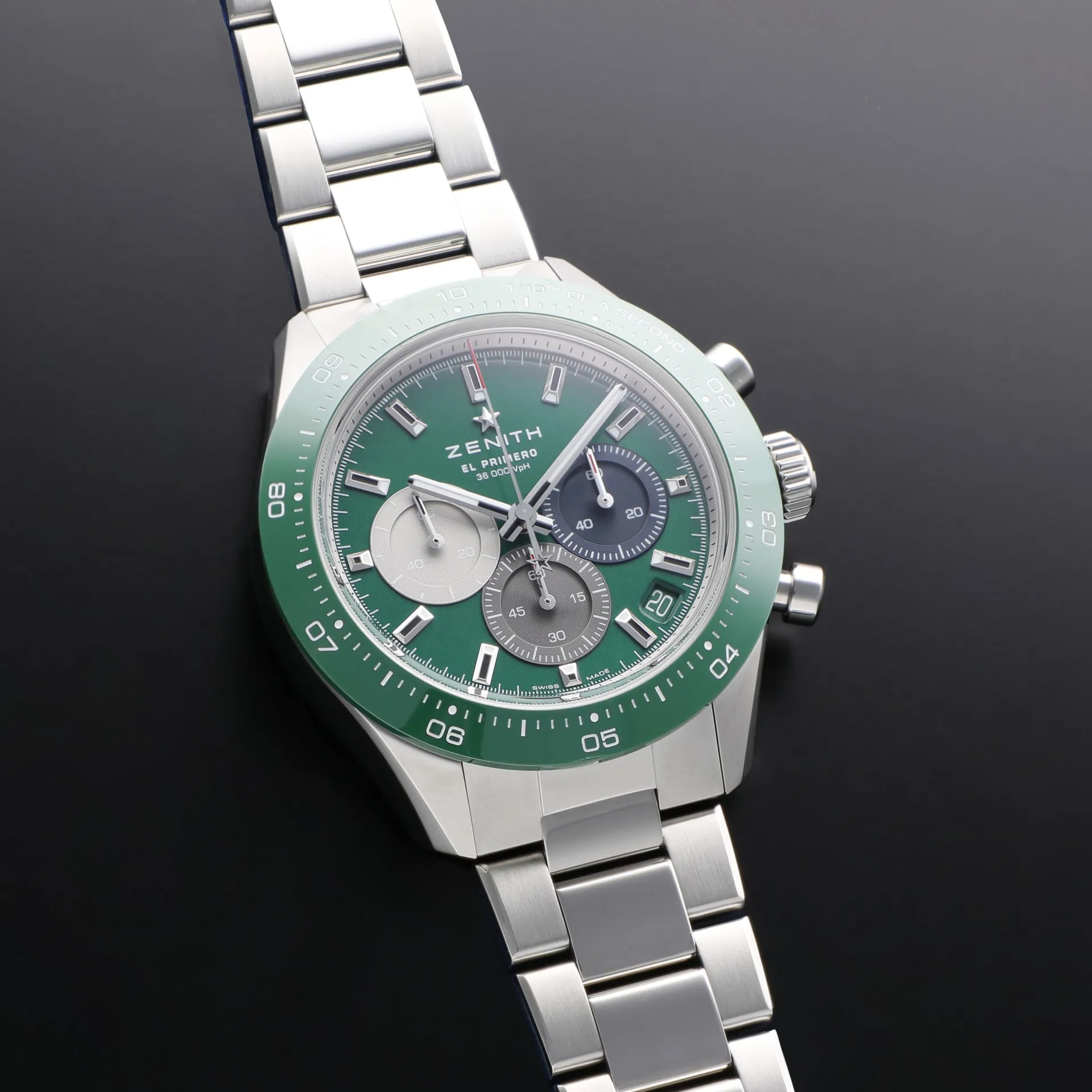 Zenith Chronomaster 03.3119.3600/56.M3100 41mm Stainless steel Green 2