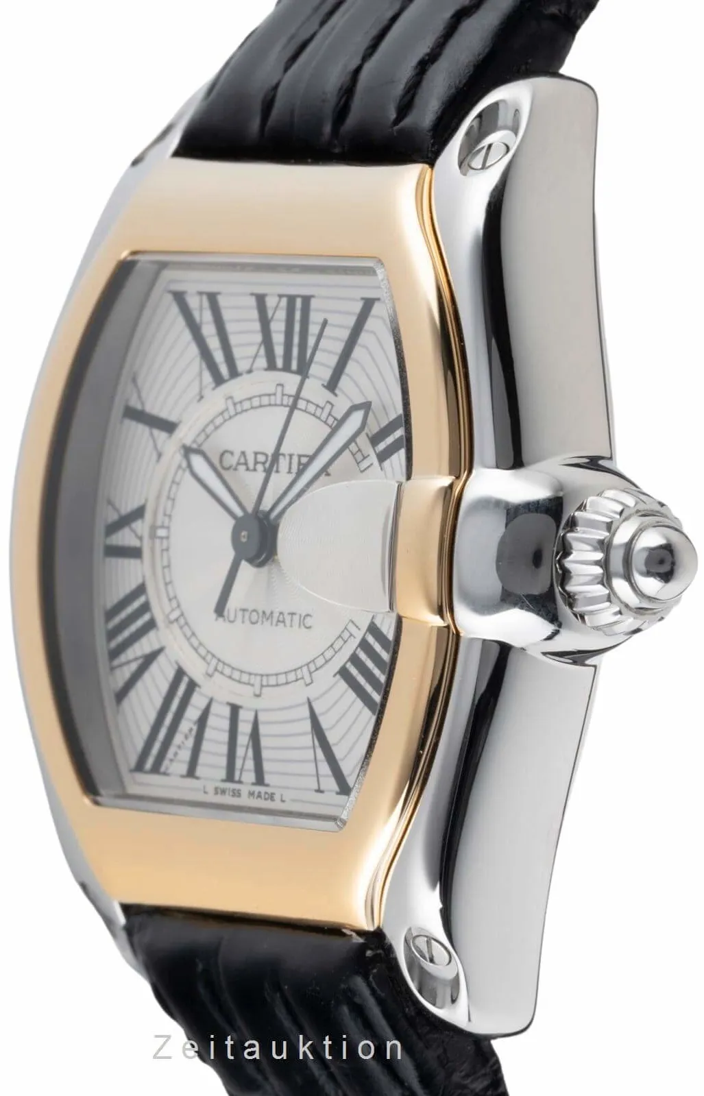 Cartier Roadster w62031y4 37.5mm Yellow gold and Stainless steel White 5