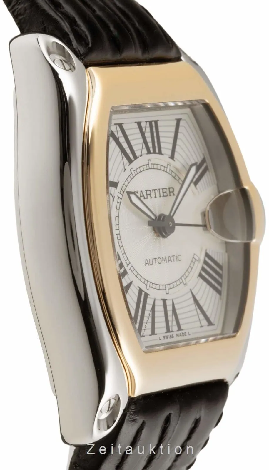 Cartier Roadster w62031y4 37.5mm Yellow gold and Stainless steel White 6