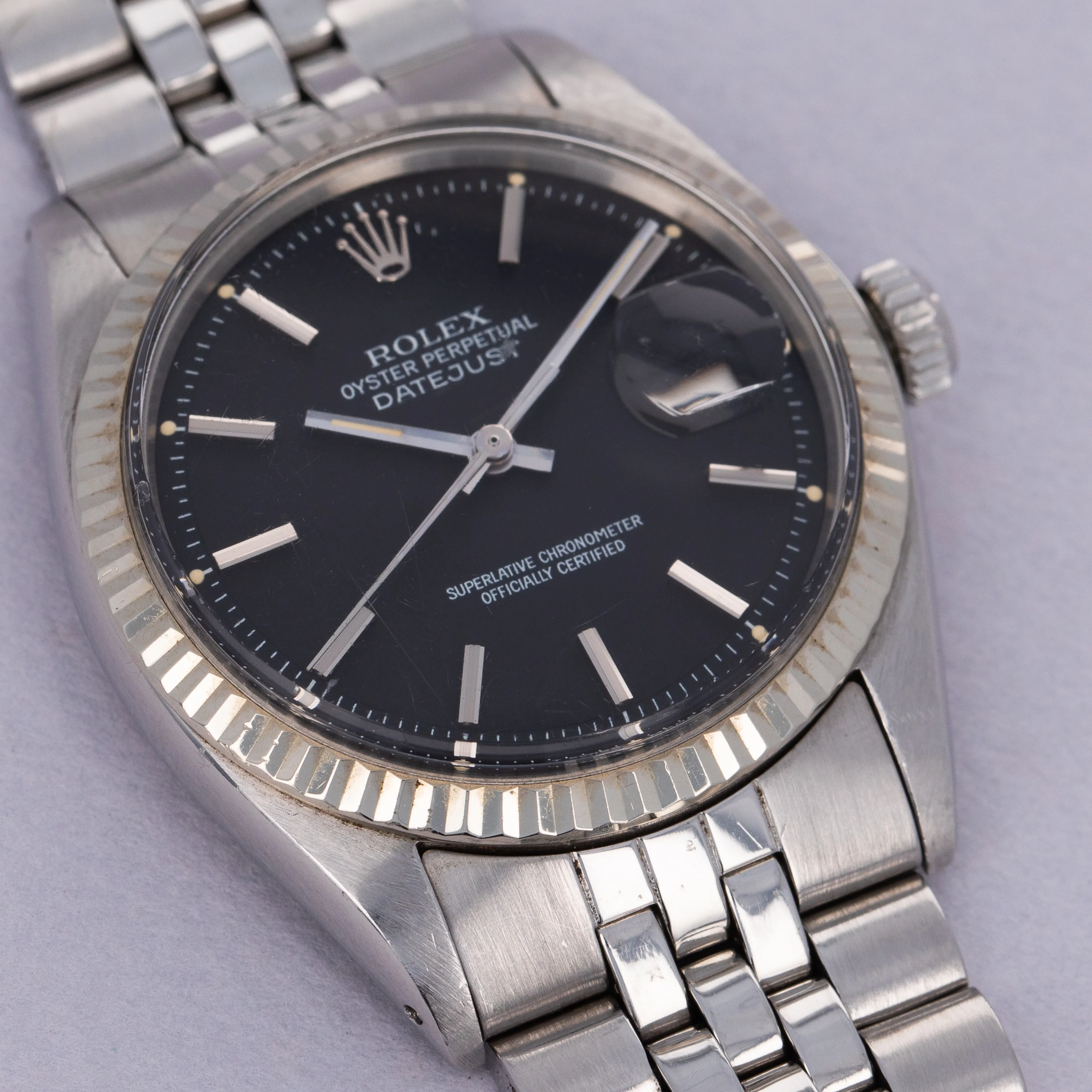 Rolex Datejust 1601 36mm Stainless steel Black 1