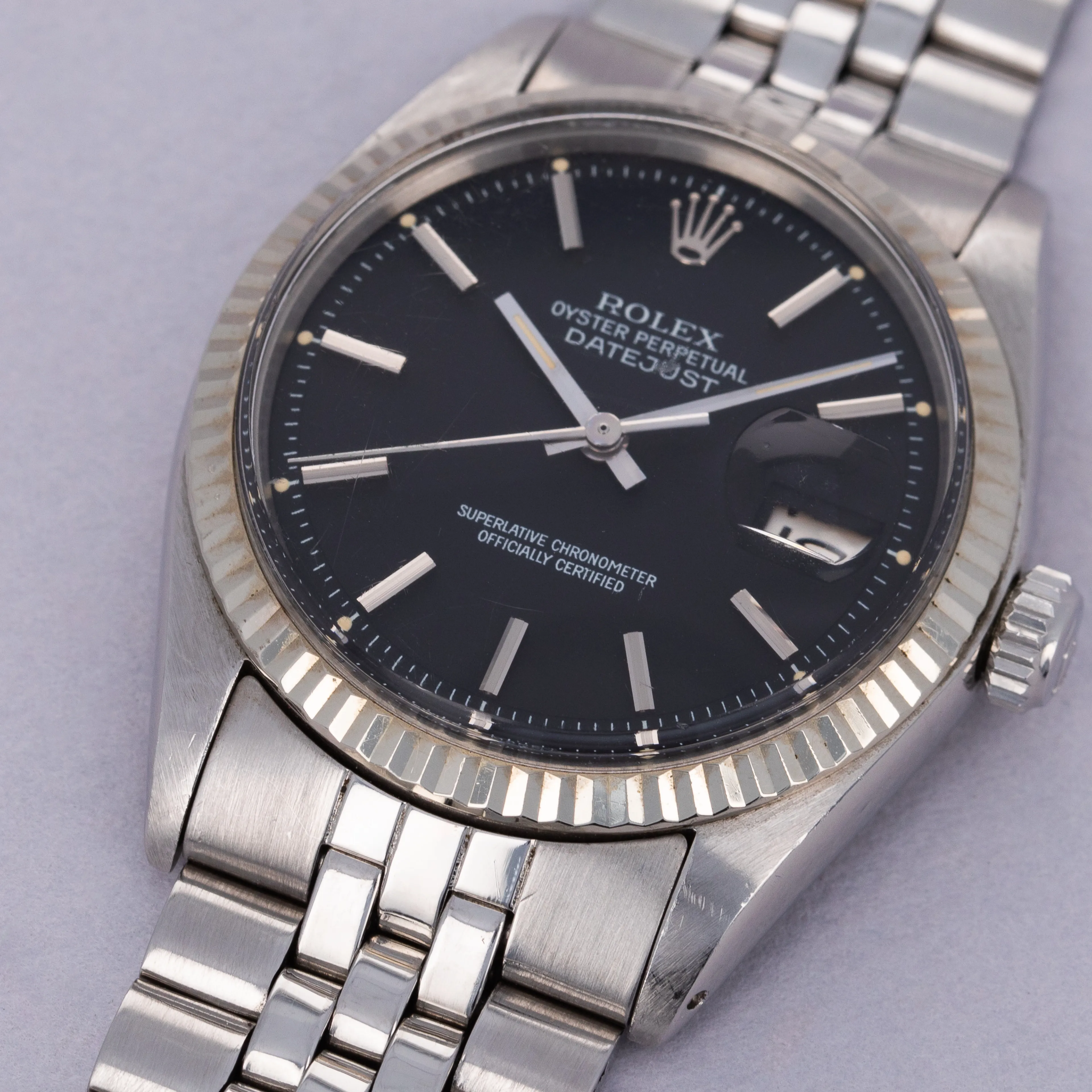 Rolex Datejust 1601 36mm Stainless steel Black 2