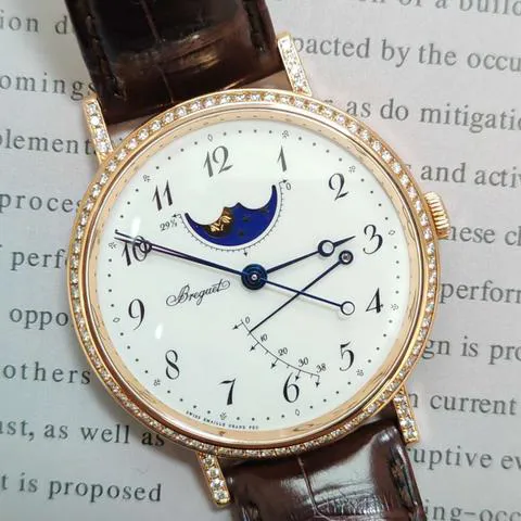 Breguet Classique 7788BR/29/9V6/DD00 39mm Rose gold White