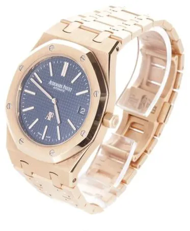 Audemars Piguet Royal Oak 15202OR.OO.1240OR.01 39mm Rose gold Blue 5