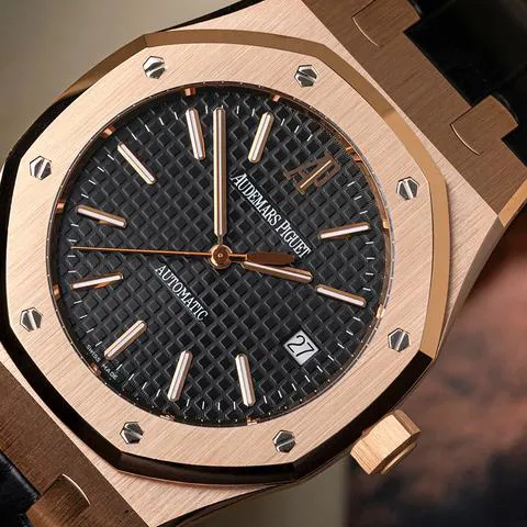 Audemars Piguet Royal Oak 15300OR.OO.D002CR.01 39mm Rose gold Black