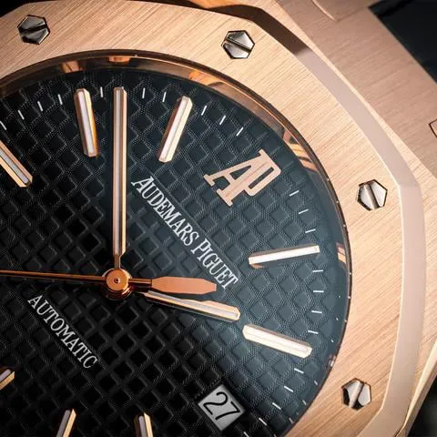 Audemars Piguet Royal Oak 15300OR.OO.D002CR.01 39mm Rose gold Black 4