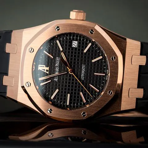 Audemars Piguet Royal Oak 15300OR.OO.D002CR.01 39mm Rose gold Black 5