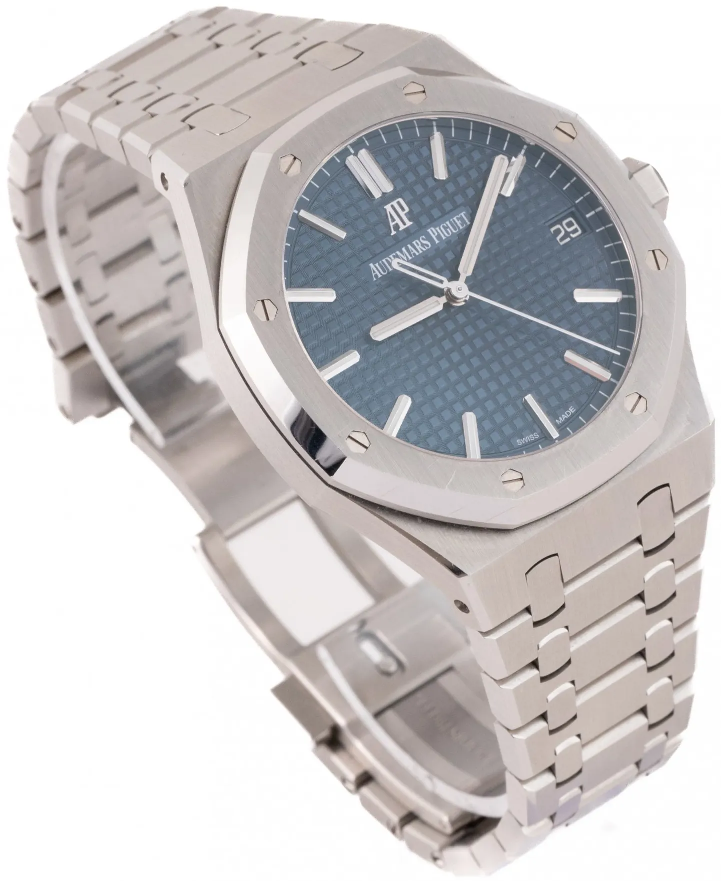 Audemars Piguet Royal Oak 15500ST.OO.1220ST.01 41mm Stainless steel Blue 2