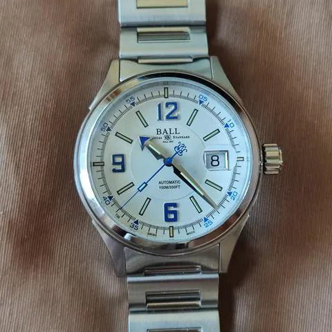 Ball Fireman Racer NM2088C-S2J-WHBE 40mm Stainless steel White 7