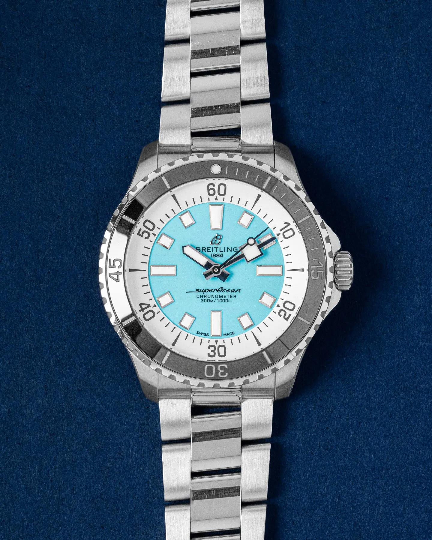 Breitling Superocean A17376 44mm Stainless steel Blue