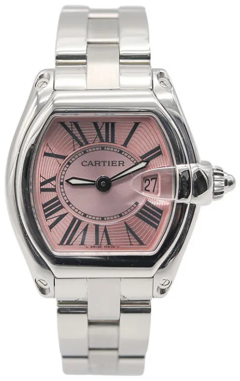 Cartier Roadster 22675 33mm Stainless steel Rose