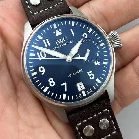 IWC Big Pilot IW500916 46mm Stainless steel Blue