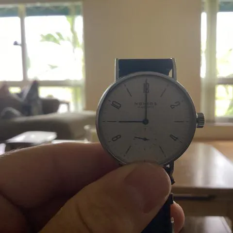 NOMOS Tangomat 601 38.5mm Stainless steel White 7