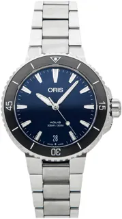 Oris Aquis 01 733 7731 4135-07 8 18 05P Stainless steel Blue