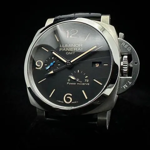 Panerai Luminor 1950 3 Days GMT Power  PAM 01321 44mm Stainless steel Black 2