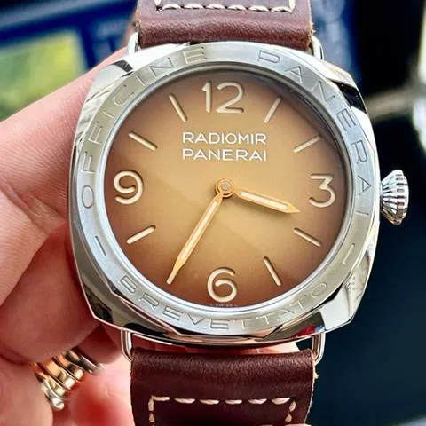 Panerai Radiomir PAM 00687 47mm Stainless steel Brown