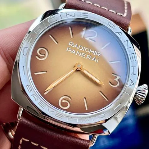 Panerai Radiomir PAM 00687 47mm Stainless steel Brown 2