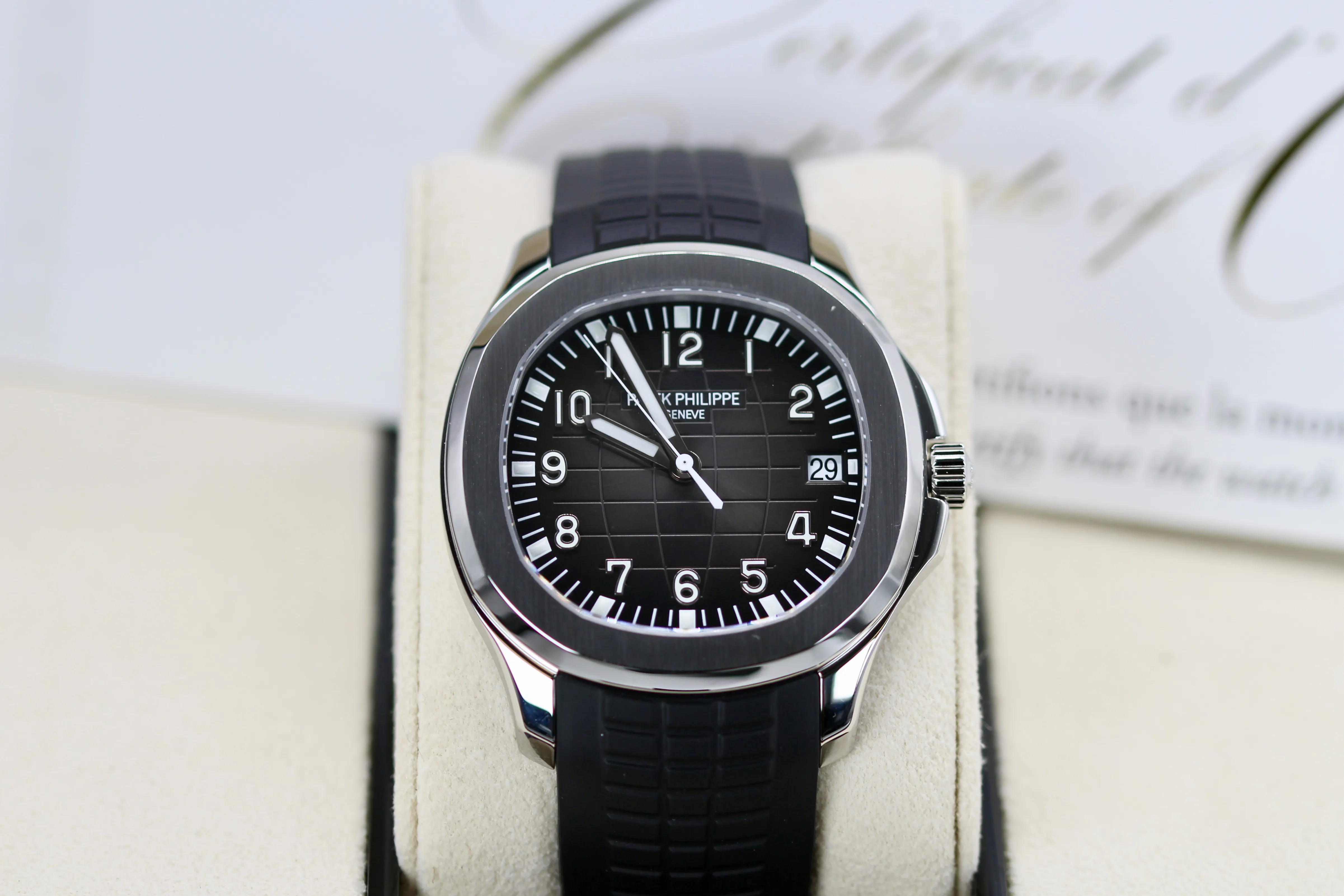 Patek Philippe Aquanaut 5167A-001 40mm Stainless steel Black Arabic 4