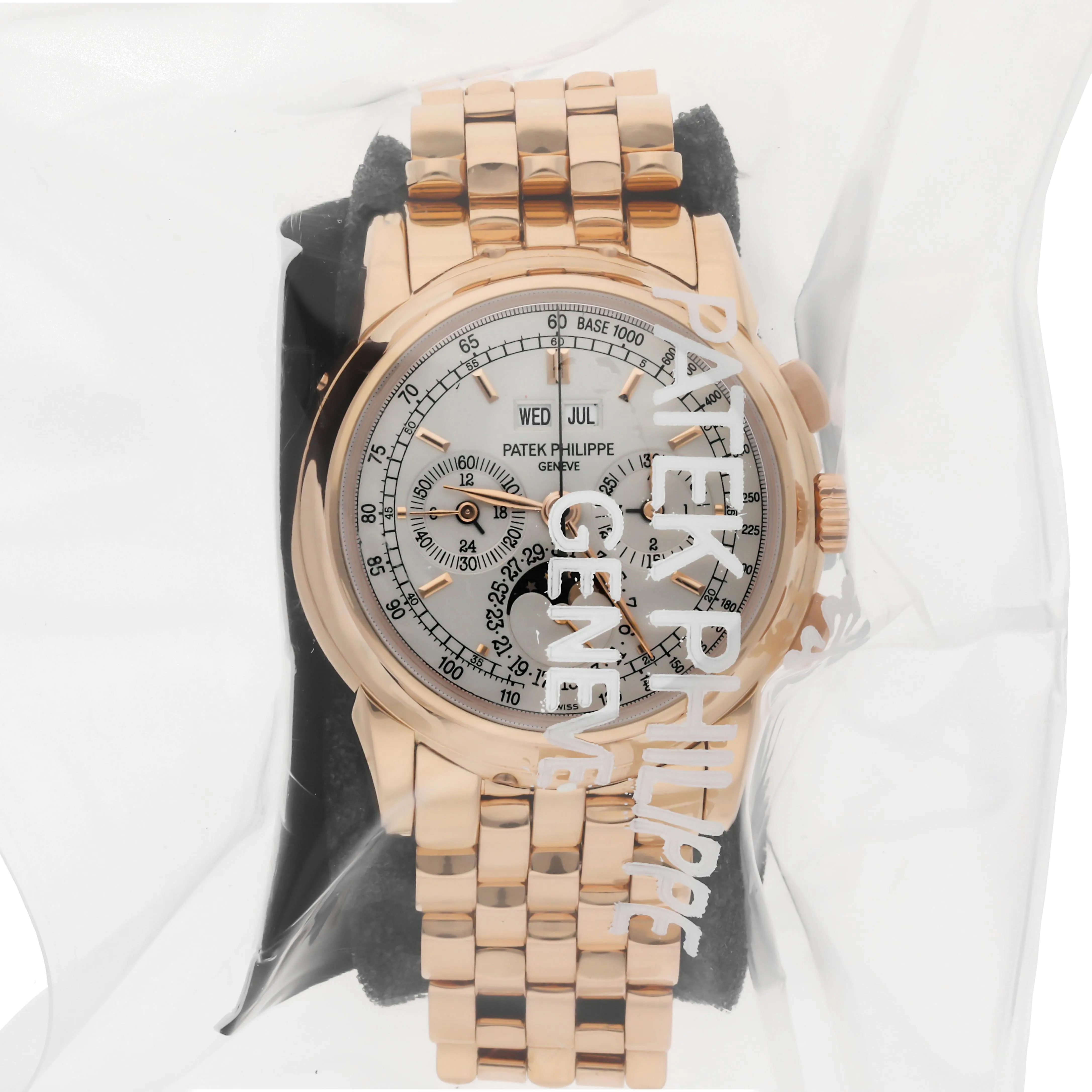 Patek Philippe Perpetual Calendar Chronograph 5970R-001 40mm Rose gold Silver