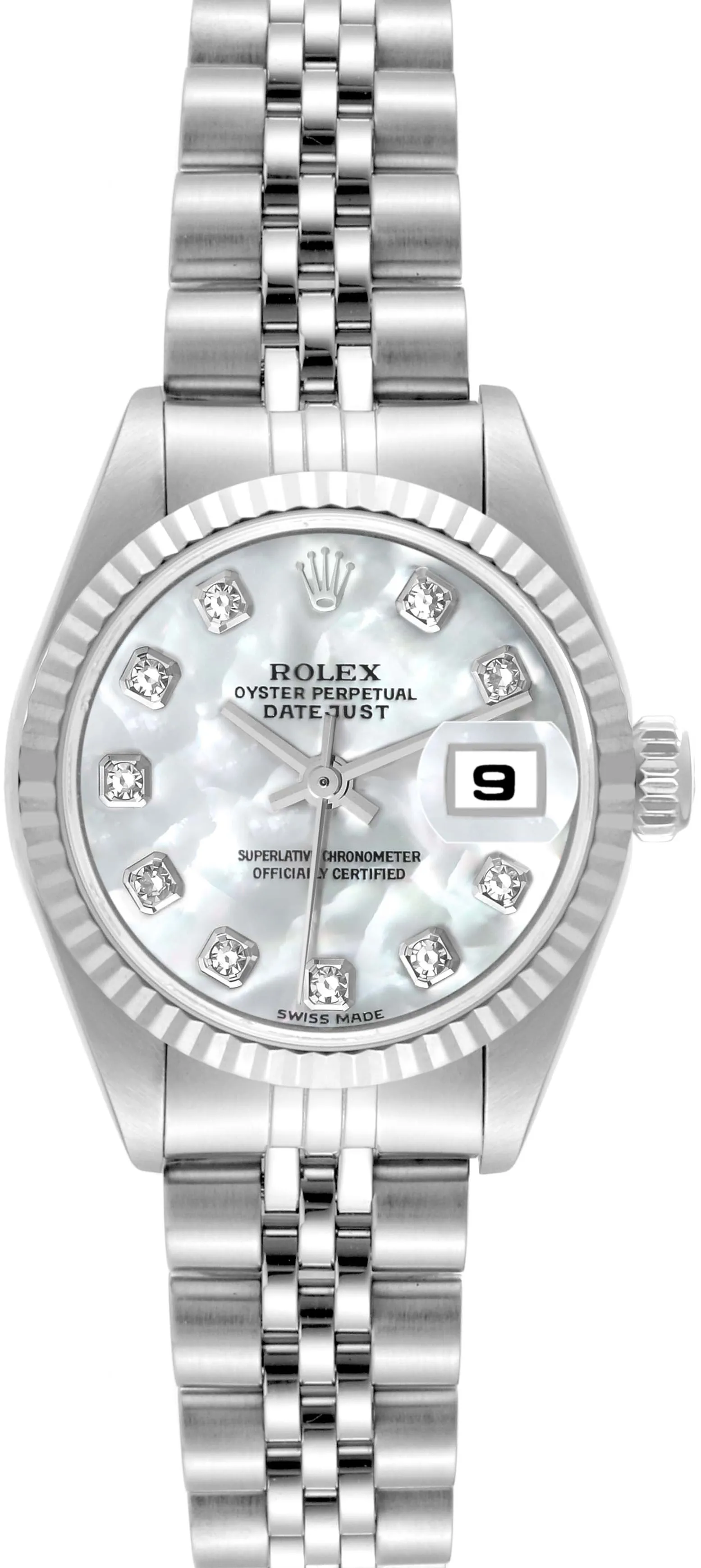 Rolex Lady-Datejust 79174 26mm Stainless steel Mother-of-pearl