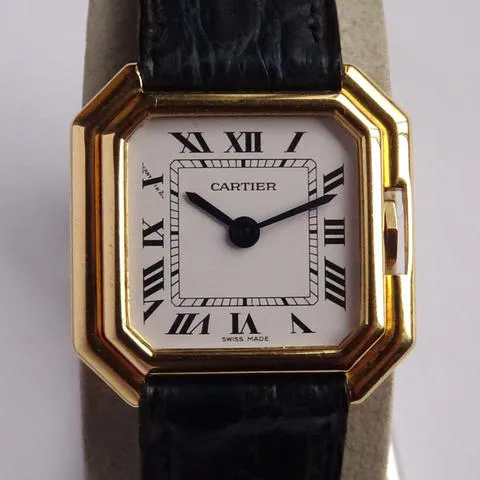 Cartier 78100 25mm Yellow gold White 3