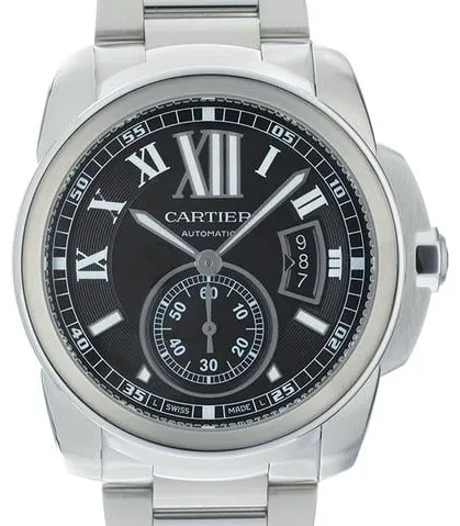 Cartier Calibre de Cartier W7100016 42mm Stainless steel Black