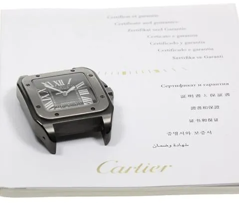 Cartier Santos 100 W2020010 38mm Titanium Black 1