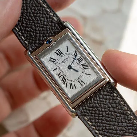 Cartier Tank 2390 26mm Platinum White