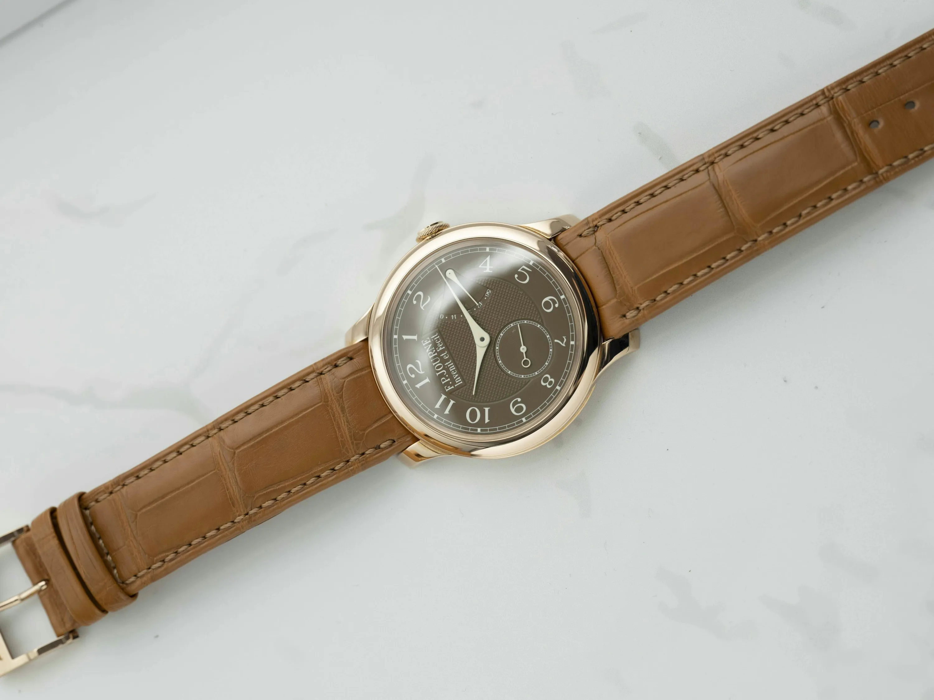 F.P. Journe Chronomètre Souverain “Havana” 40mm Rose gold Brown 1