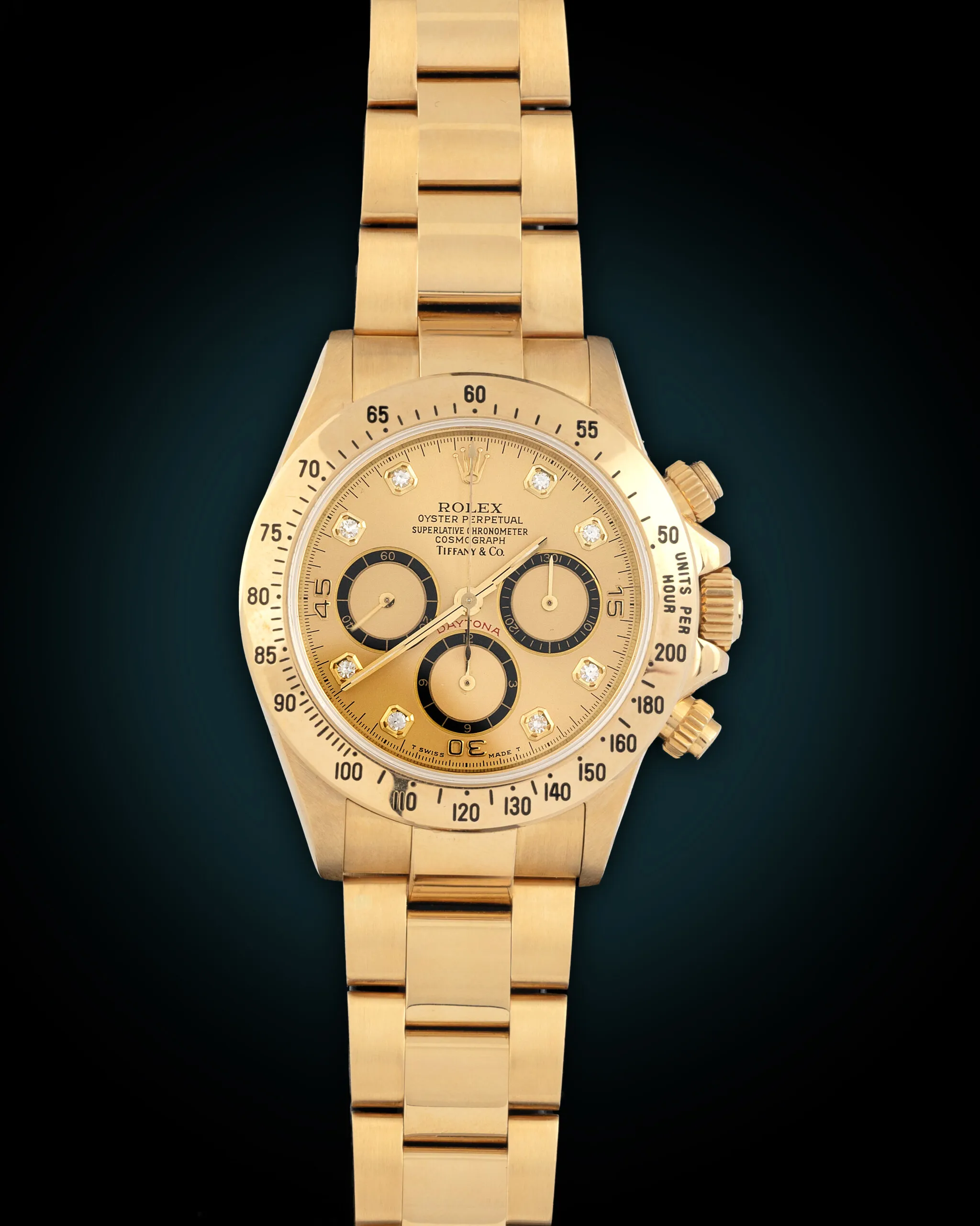 Rolex Daytona 16528 40mm Yellow gold Black