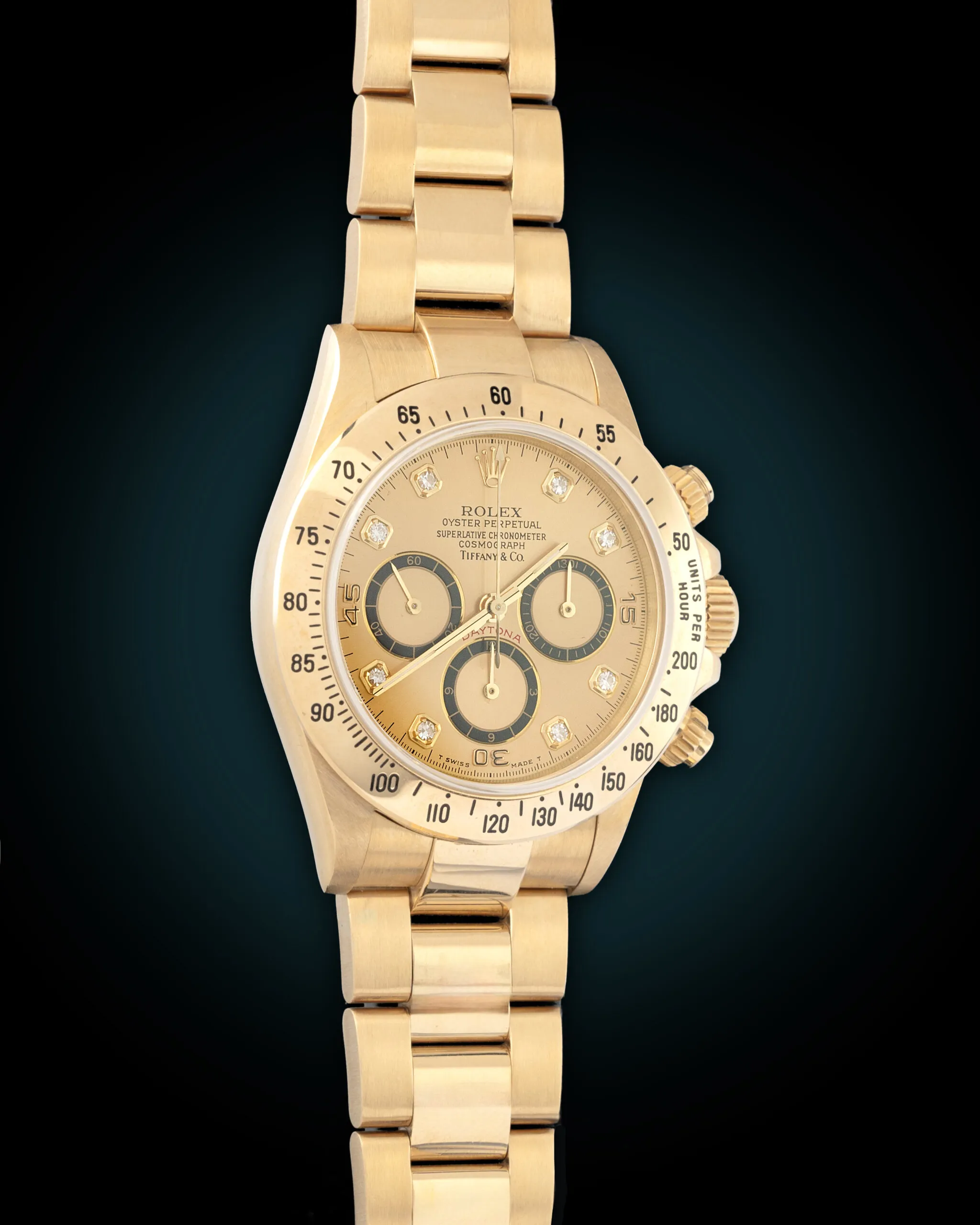 Rolex Daytona 16528 40mm Yellow gold Black 1