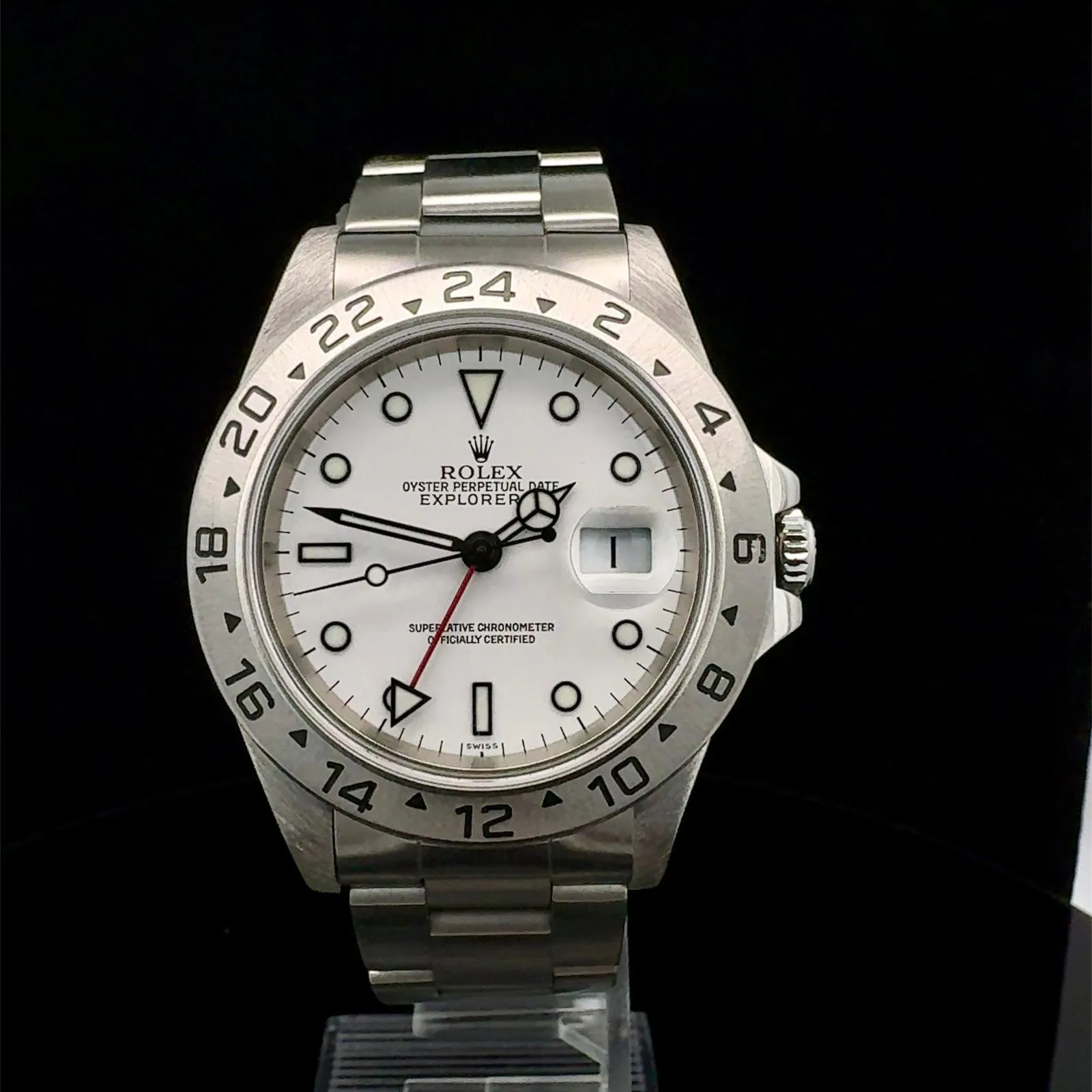 Rolex Explorer II 16570 40mm Stainless steel White