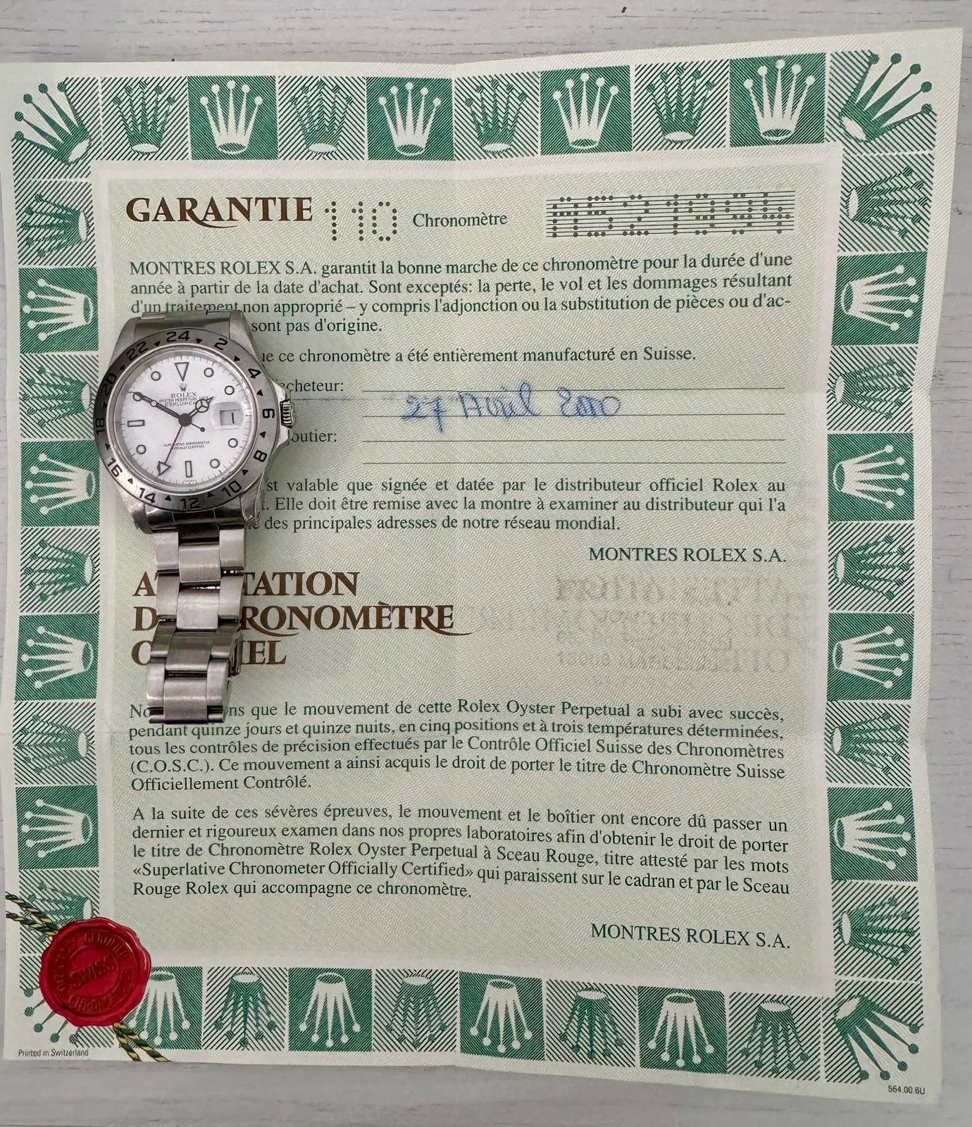 Rolex Explorer II 16570 40mm Stainless steel White 8