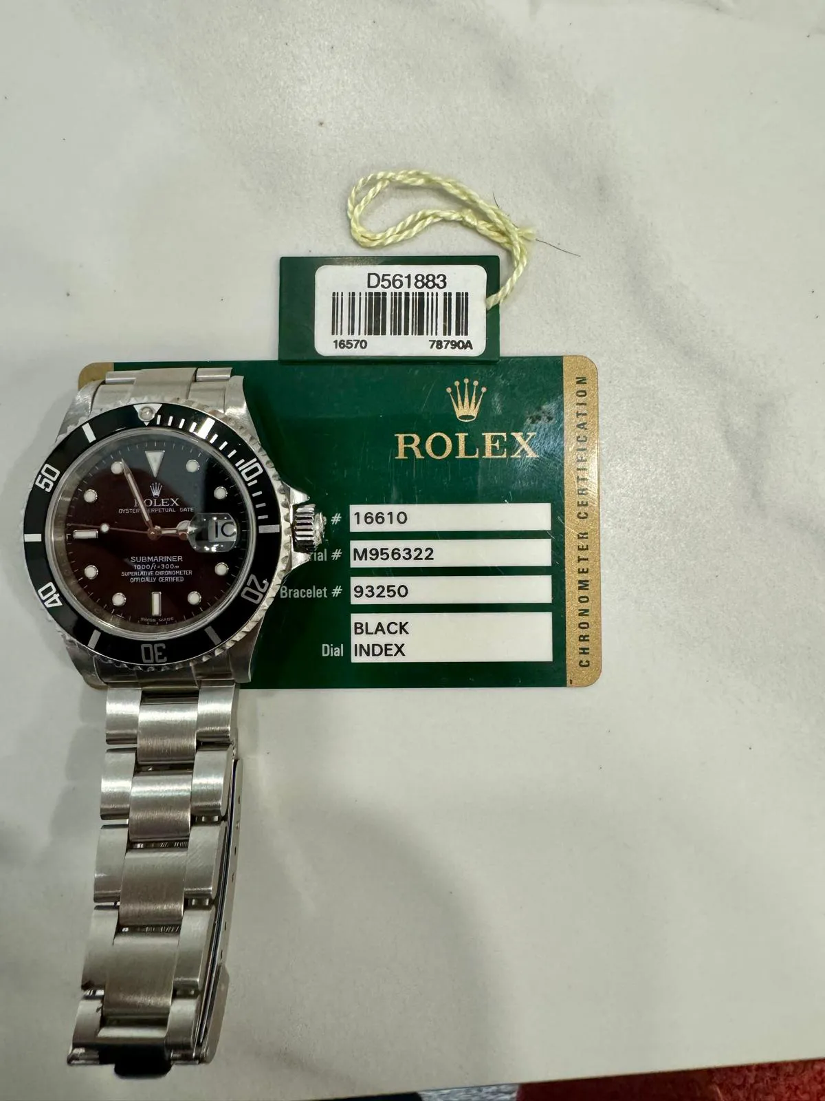 Rolex Submariner 16610 40mm Stainless steel Black 9