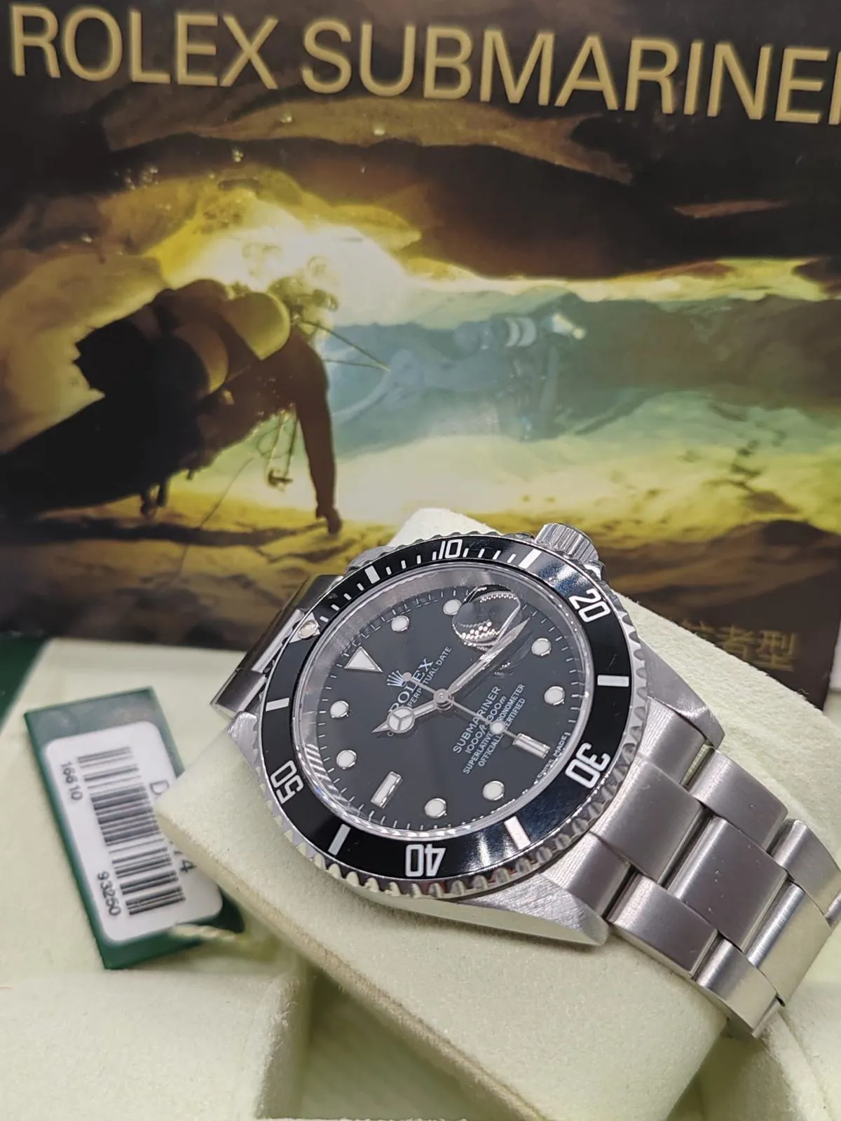 Rolex Submariner 16610 40mm Stainless steel Black 1