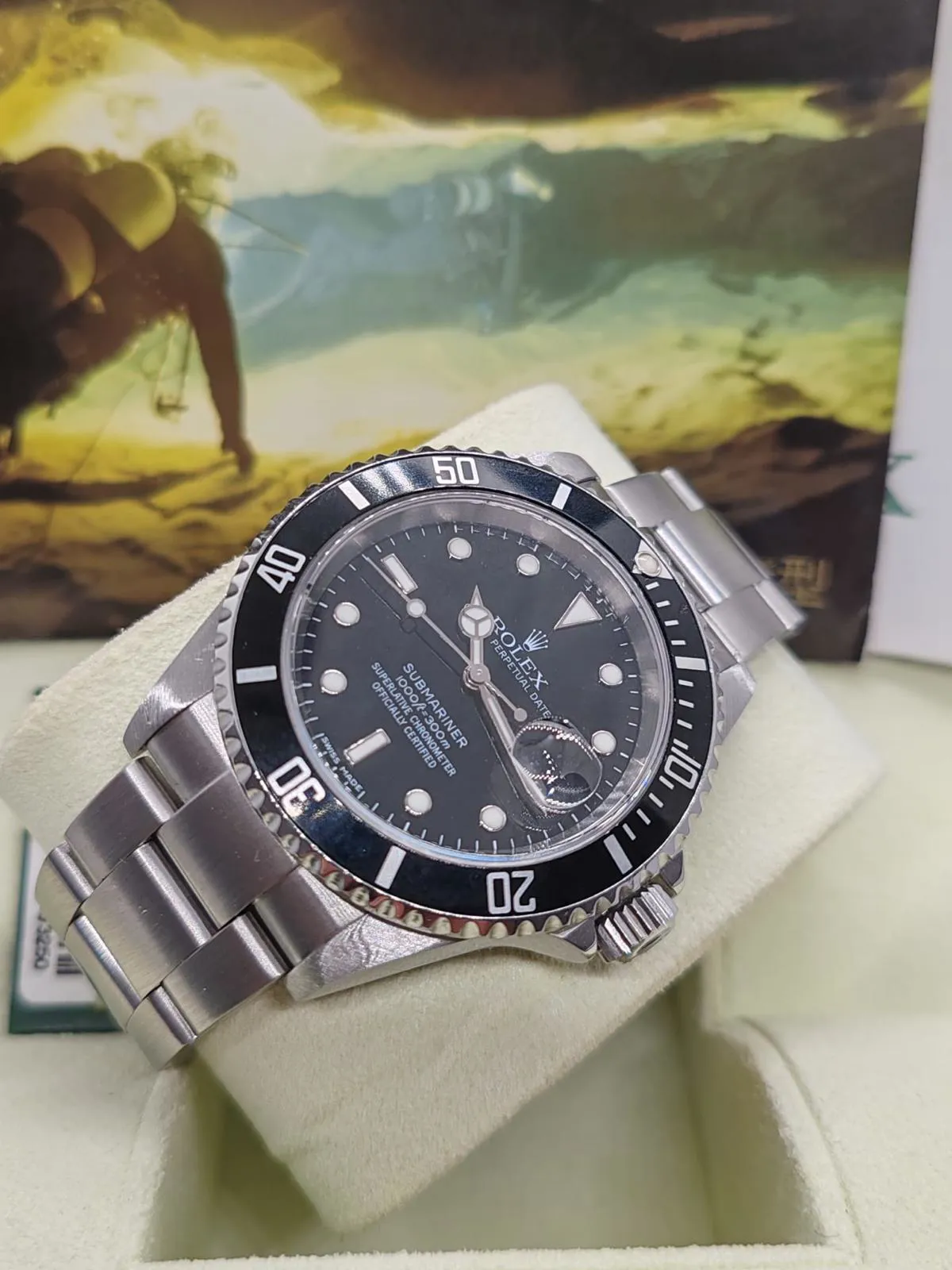 Rolex Submariner 16610 40mm Stainless steel Black 2