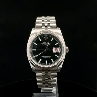 Rolex Datejust 36 116234 Stainless steel Black