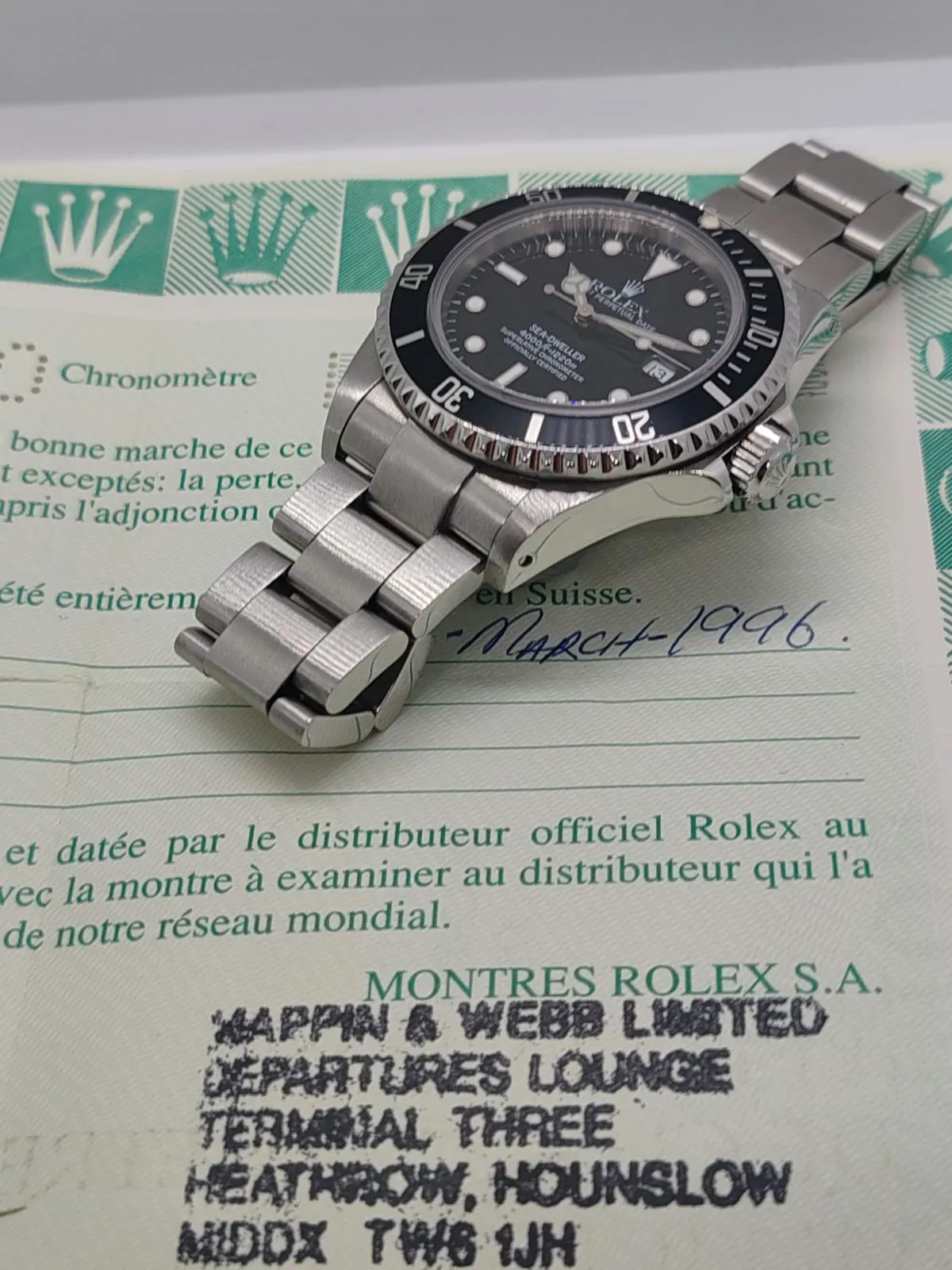 Rolex Sea-Dweller 16600 40mm Stainless steel Black 2