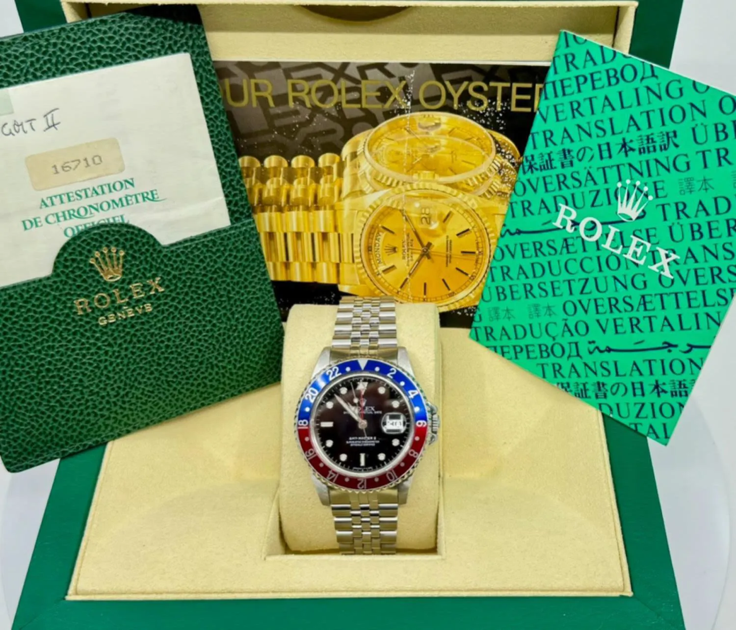 Rolex GMT-Master II 16710 40mm Stainless steel Black 6