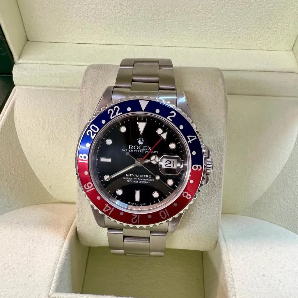 Rolex GMT-Master II 16710 40mm Stainless steel Black