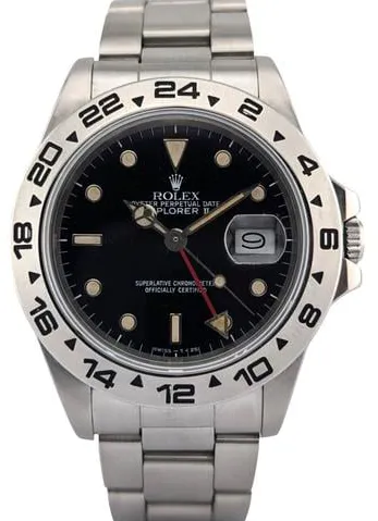 Rolex Explorer II 16550 40mm Stainless steel Black