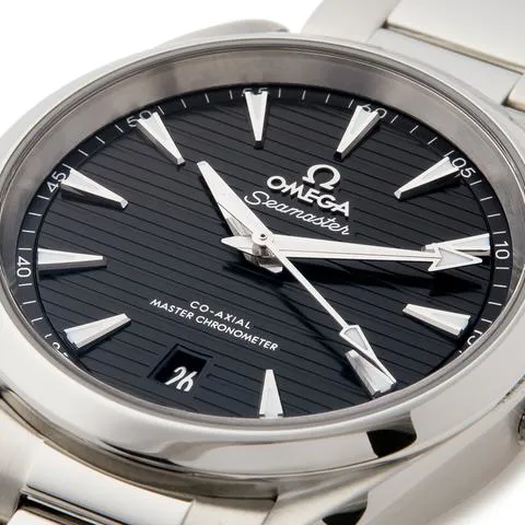 Omega Aqua Terra 220.10.38.20.01.001 38mm Stainless steel Black 2